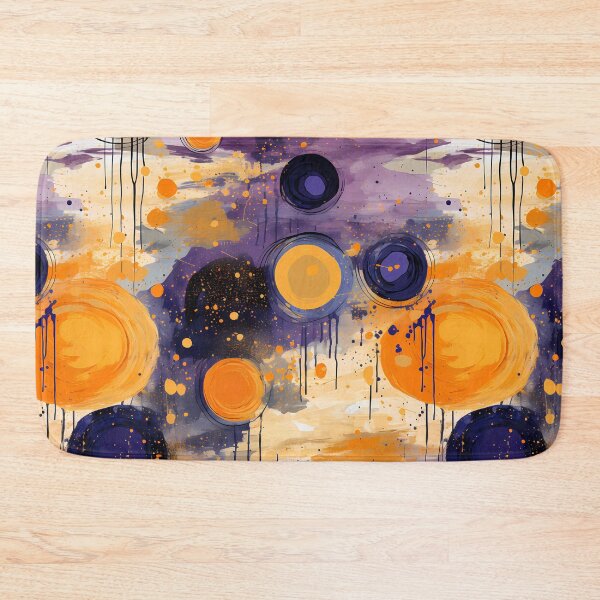 Item preview, Colorful Art With Circles & Paint Splatters designed and sold by GiveMeMood.