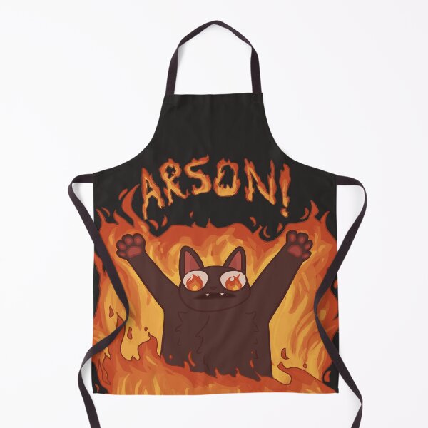 Item preview, cat commit arson designed and sold by papercreatyre.