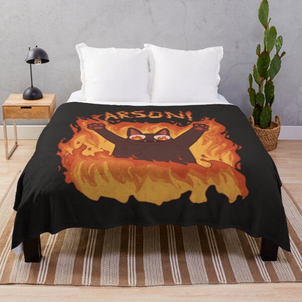 Item preview, cat commit arson designed and sold by papercreatyre.