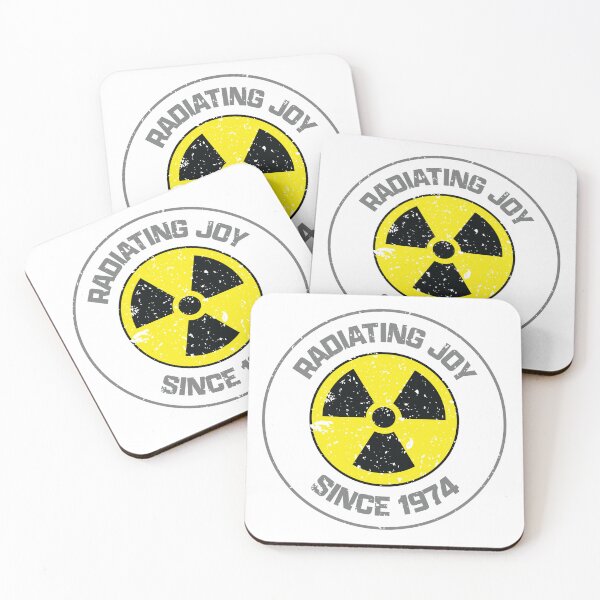 Item preview, Radiation Symbol Radiating Joy Since 1974 Grunge designed and sold by KTSubz Faith & Fun Designs.