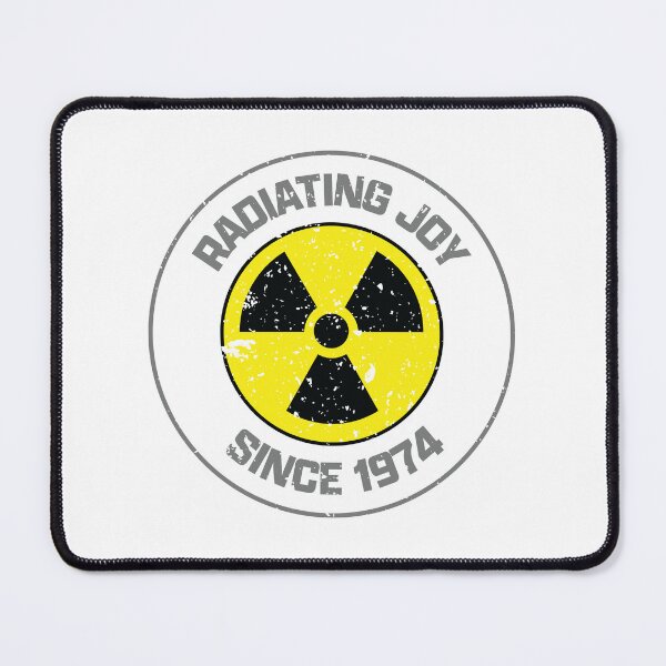 Item preview, Radiation Symbol Radiating Joy Since 1974 Grunge designed and sold by KTSubz Faith & Fun Designs.