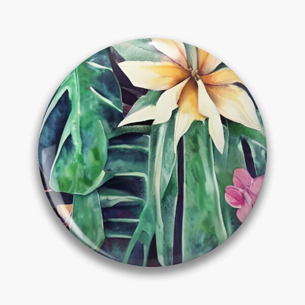 Item preview, Tropical Mystical Watercolor Graphic with Hyper Realistic Details designed and sold by artycraftylady.