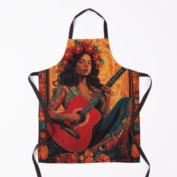 Item preview, beautiful latino artist play guitar designed and sold by Kotsay14.
