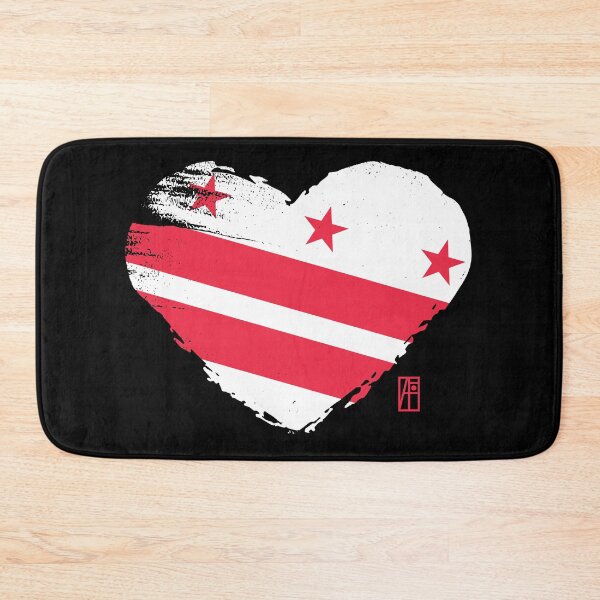 Item preview, U.S. State - I Love District of Columbia - District of Columbia Flag designed and sold by ArtProjectShop.