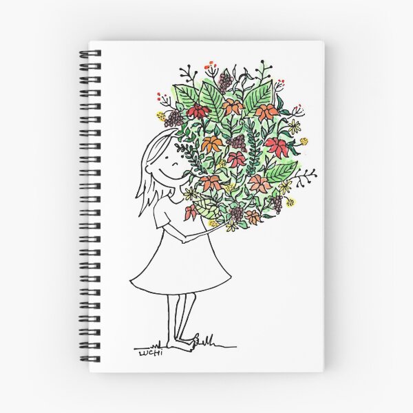 Item preview, Niña con flores designed and sold by Luchi Dotras.