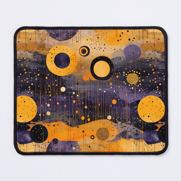 Item preview, Abstract Art With Circles & Paint Splatters designed and sold by GiveMeMood.