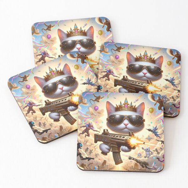 Item preview, Machine Gun Kitty - Our Kitty and Savior  designed and sold by ai-depot.