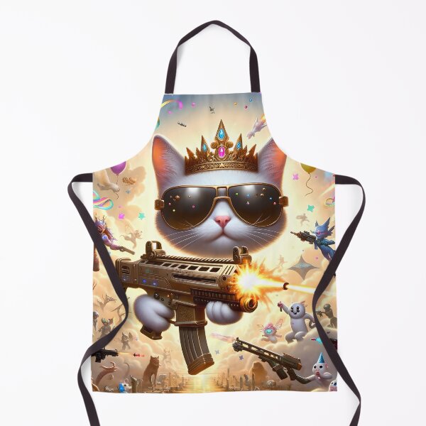 Aperçu de l'œuvre Machine Gun Kitty - Our Kitty and Savior créée et vendue par ai-depot.