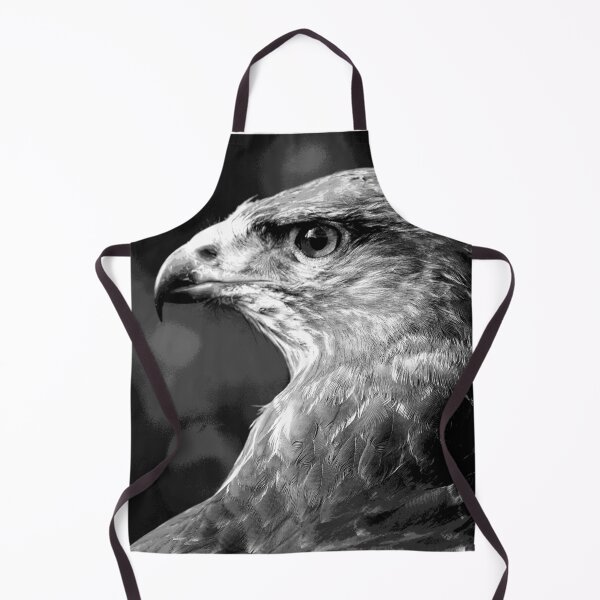 Item preview, Black and White Hawk Bird of Prey designed and sold by KingdomWildlife.