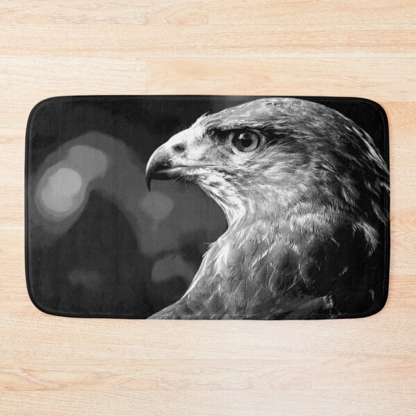 Item preview, Black and White Hawk Bird of Prey designed and sold by KingdomWildlife.