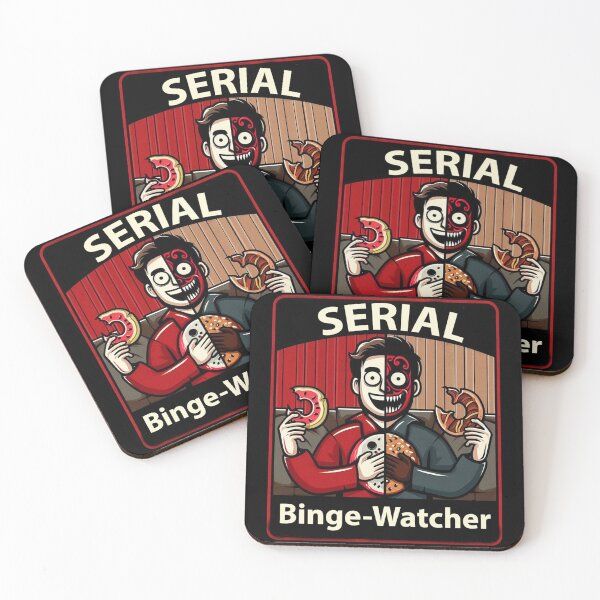Item preview, The Dual Life of a Binge-Watcher - Funny series watching design designed and sold by mYaro.