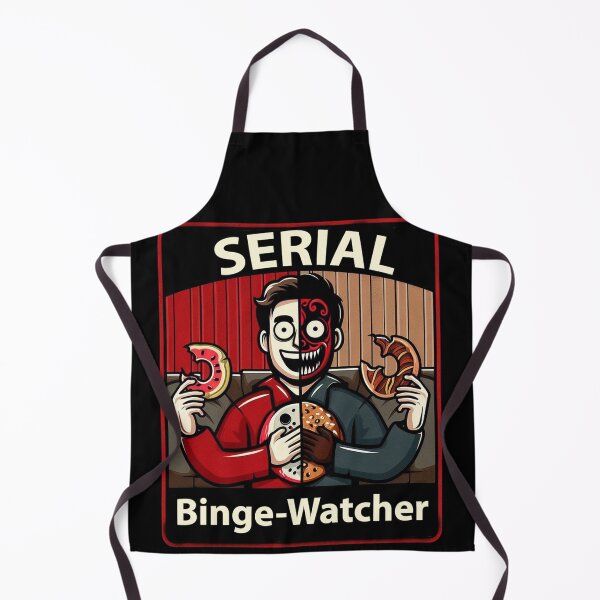 Item preview, The Dual Life of a Binge-Watcher - Funny series watching design designed and sold by mYaro.