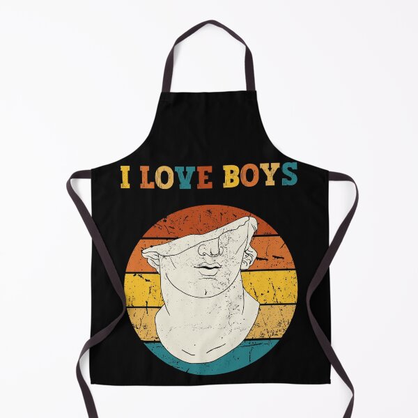Item preview, I Love Boys - Simple Aesthetic Art For Valentines Day designed and sold by Raccoon's World.