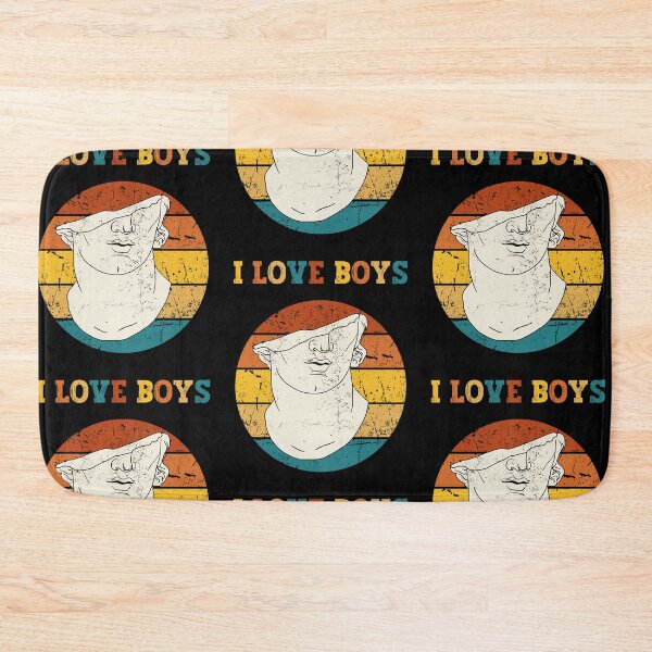 Item preview, I Love Boys - Simple Aesthetic Art For Valentines Day designed and sold by Raccoon's World.