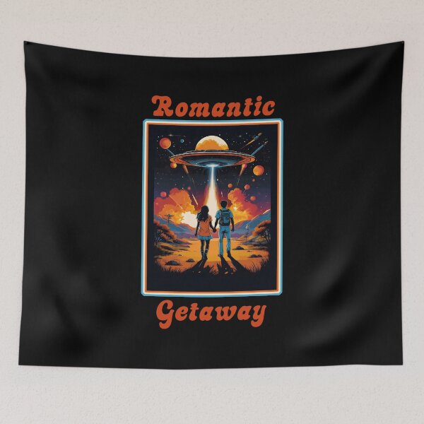Item preview, Funny Valentines Alien Abduction Romantic Getaway designed and sold by wingstar.