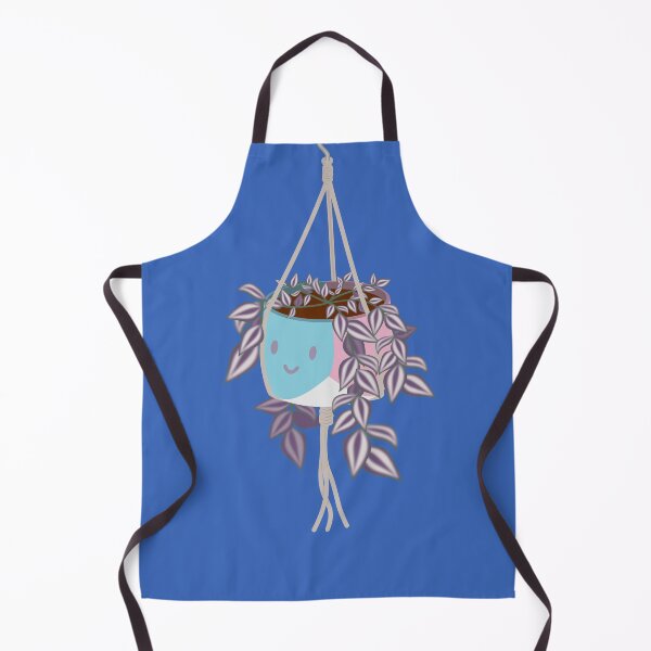 Item preview, Adorable tradscantia plant happy trans pride masc pot designed and sold by meldra.