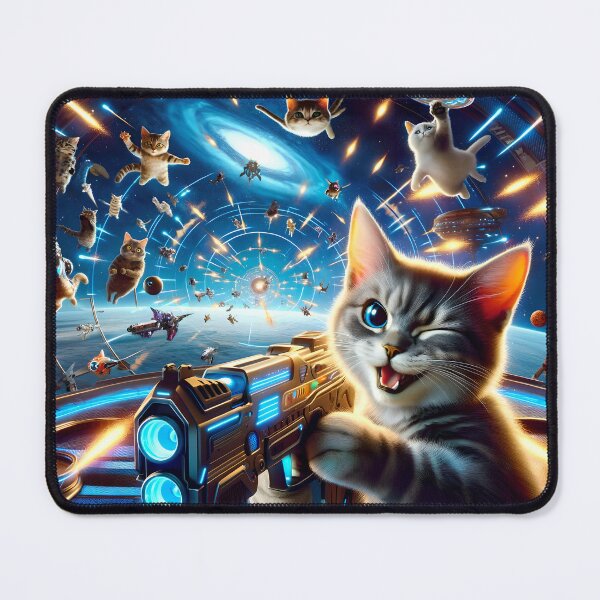 Item preview, Kitty Commando - Space Avenger designed and sold by ai-depot.