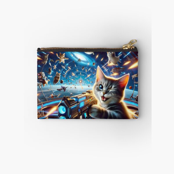 Item preview, Kitty Commando - Space Avenger designed and sold by ai-depot.
