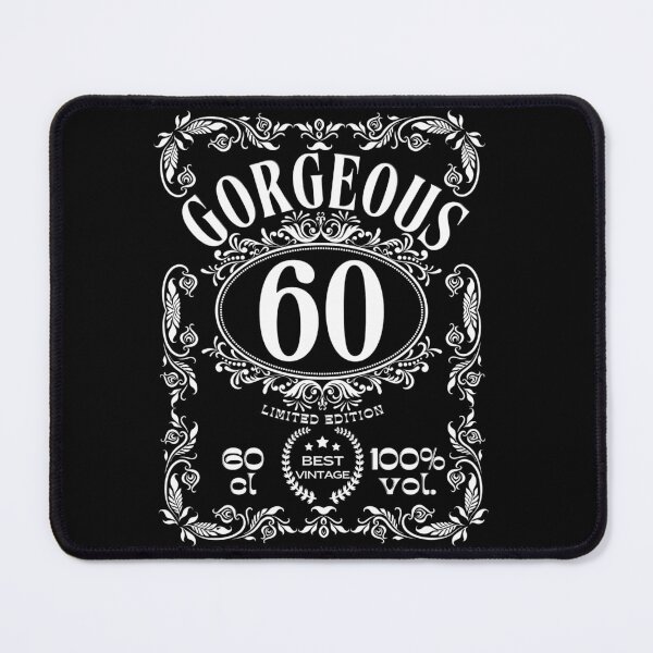 Item preview, Label 60th Birthday 60 Years Old Vintage Gorgeous White designed and sold by aBITofMAGIC.