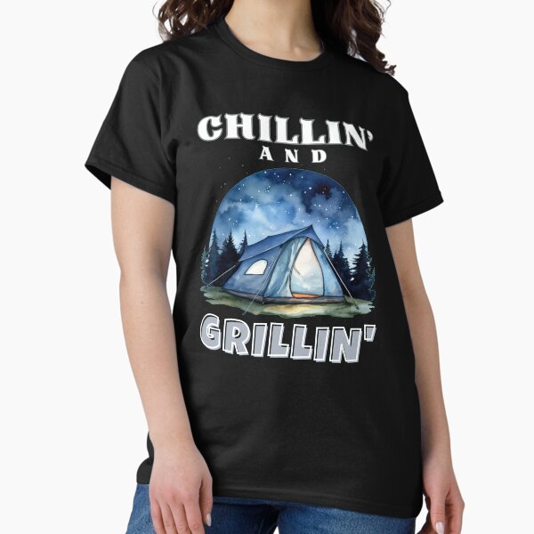 Item preview, Chillin' & Grillin' designed and sold by HikingGalleria.