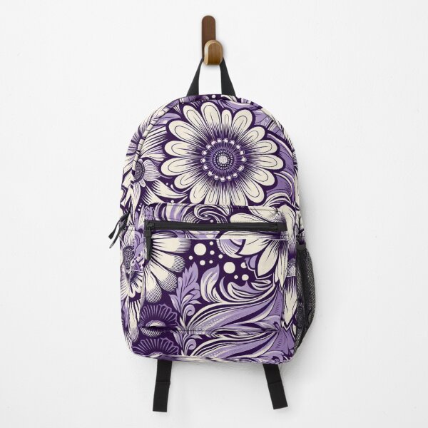 Item preview, Purple Floral Wallpaper 1 designed and sold by ollie-shop.