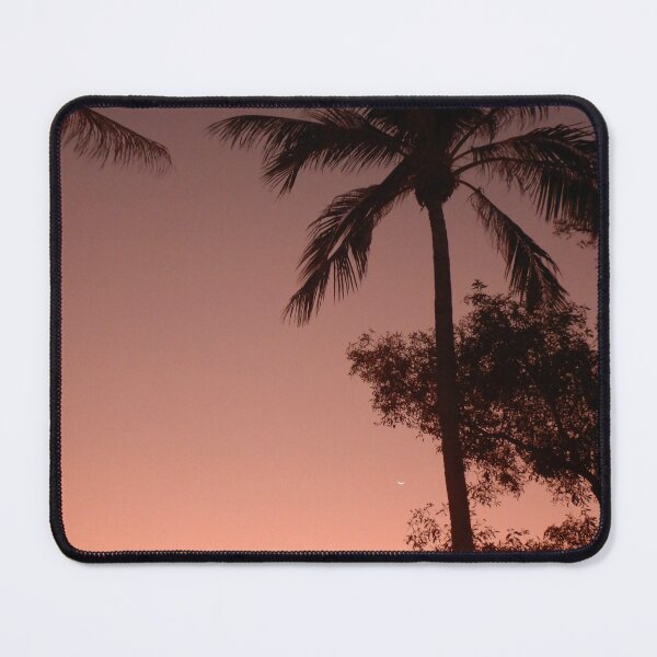 Item preview, Palm trees seen against a sunset sky. designed and sold by EAnneH.
