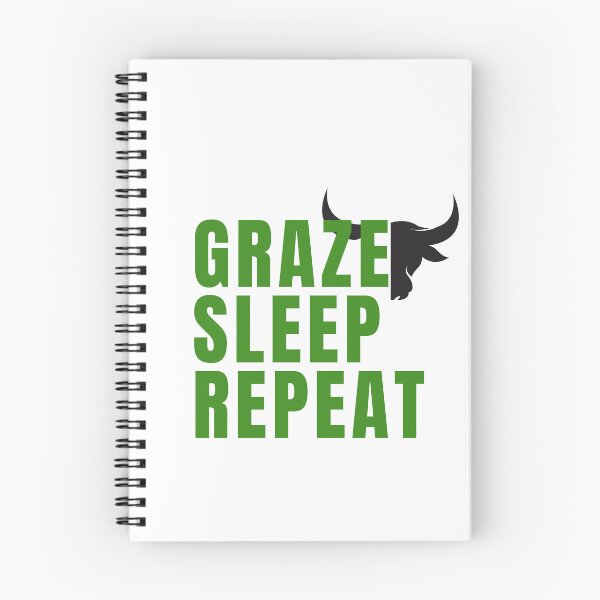Item preview, "Graze Sleep Repeat" T-Shirt and Graphic designed and sold by DesignsbySimons.