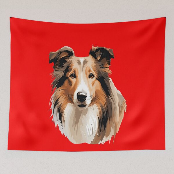 Item preview, Collie Pet Dog Owner Watercolor Full Face Art Design Gift designed and sold by fantasticdesign.