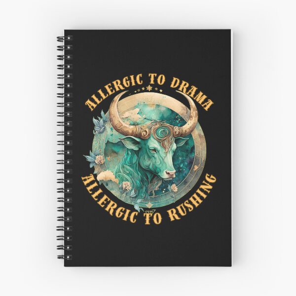 Item preview, Allergic To Drama, Allergic To Rushing. taurus sign designed and sold by ZodiacWonders.