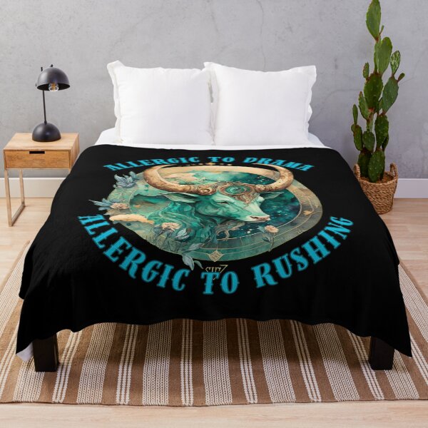 Item preview, Allergic To Drama, Allergic To Rushing. taurus birthday designed and sold by ZodiacWonders.