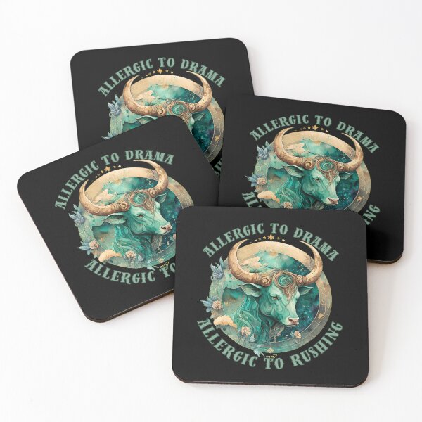 Item preview, Allergic To Drama, Allergic To Rushing. taurus zodiac sign designed and sold by ZodiacWonders.
