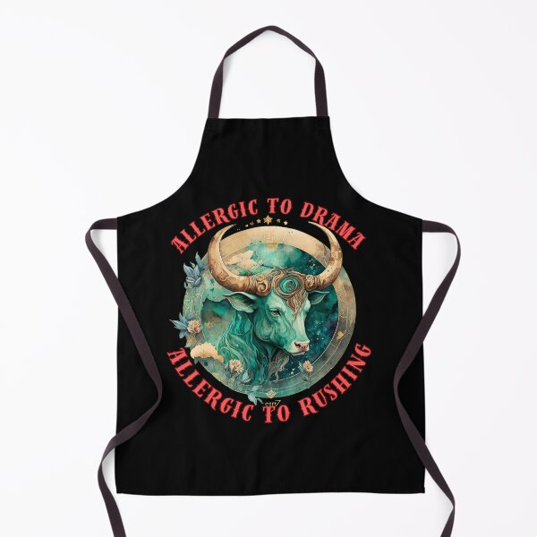 Item preview, Allergic To Drama, Allergic To Rushing. taurus astrology designed and sold by ZodiacWonders.