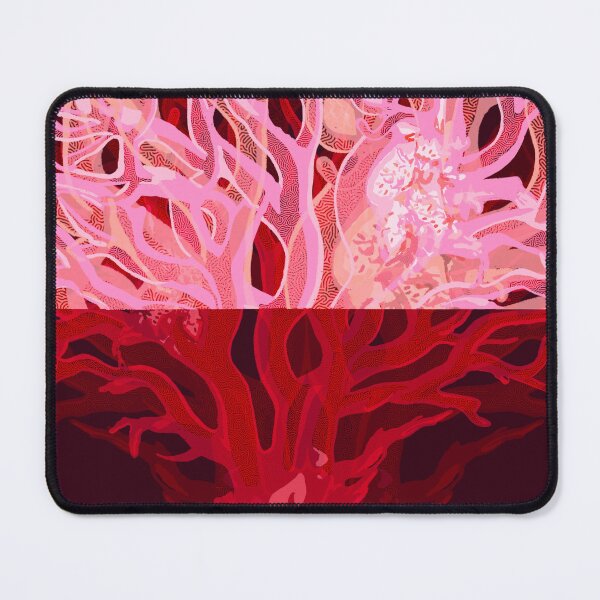 Item preview, Striking two tone abstract sea life coral  art. designed and sold by Meteryards.