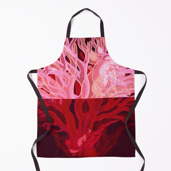 Item preview, Striking two tone abstract sea life coral  art. designed and sold by Meteryards.