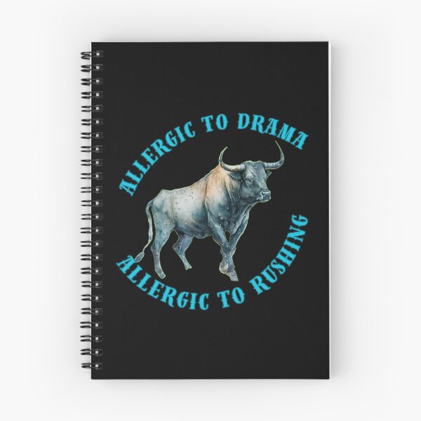 Item preview, Allergic To Drama, Allergic To Rushing. taurus astrological sign designed and sold by ZodiacWonders.