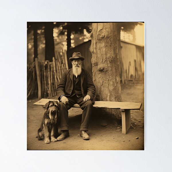 Item preview, Old Pic of Old Man and Old Dog designed and sold by Samuelsboro.