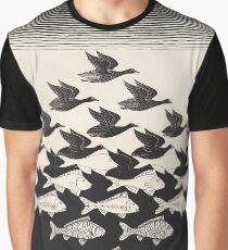 Sky and Water I - Maurits Cornelis Escher Graphic T-Shirt