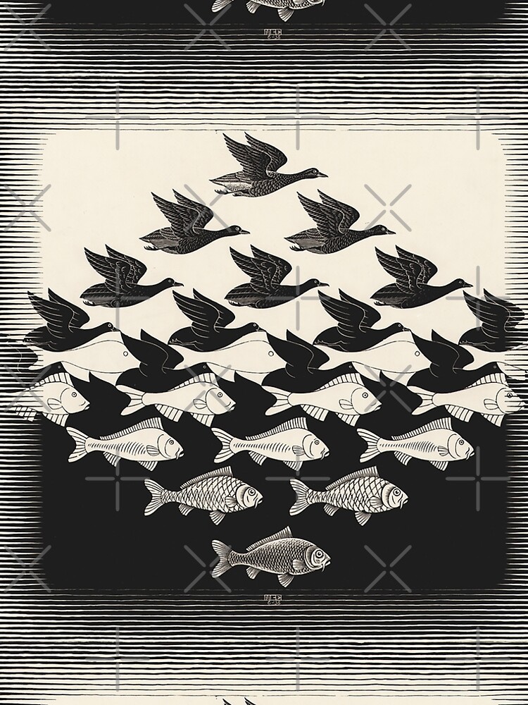 Sky and Water I - Maurits Cornelis Escher by CodyBradley