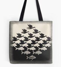 Sky and Water I - Maurits Cornelis Escher Tote Bag