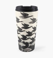 Sky and Water I - Maurits Cornelis Escher Travel Mug