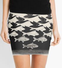 Himmel und Wasser I - Maurits Cornelis Escher Minirock