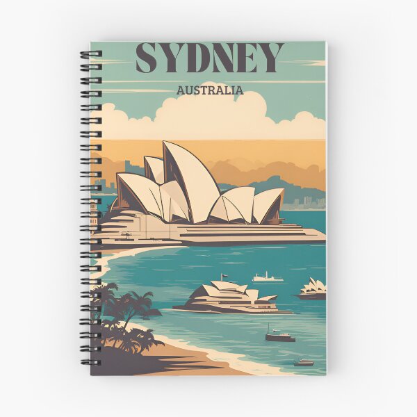 Item preview, Sydney Australia Vintage Travel Art designed and sold by HamzaStore15.