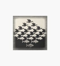 Sky and Water I - Maurits Cornelis Escher Art Board