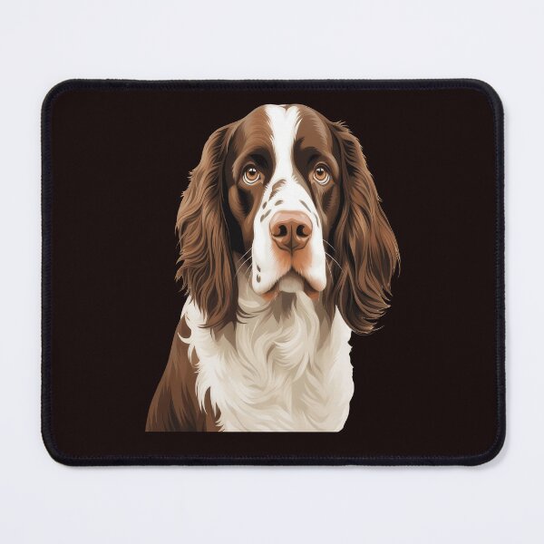 Item preview, English Springer Spaniel Dog Watercolor Full Face Art Design designed and sold by fantasticdesign.