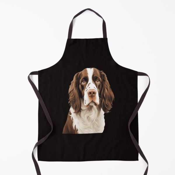 Item preview, English Springer Spaniel Dog Watercolor Full Face Art Design designed and sold by fantasticdesign.