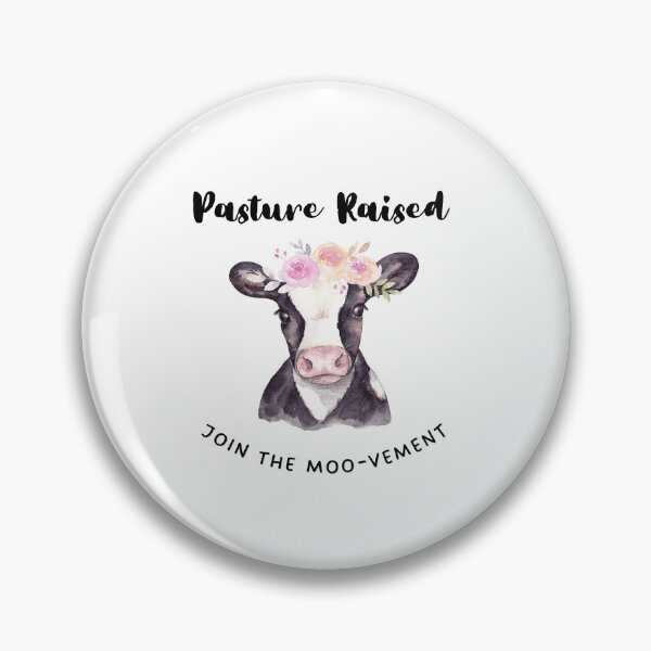 Item preview, "Pasture Raised - Join the Moo-vement" T-Shirt and Graphic designed and sold by DesignsbySimons.