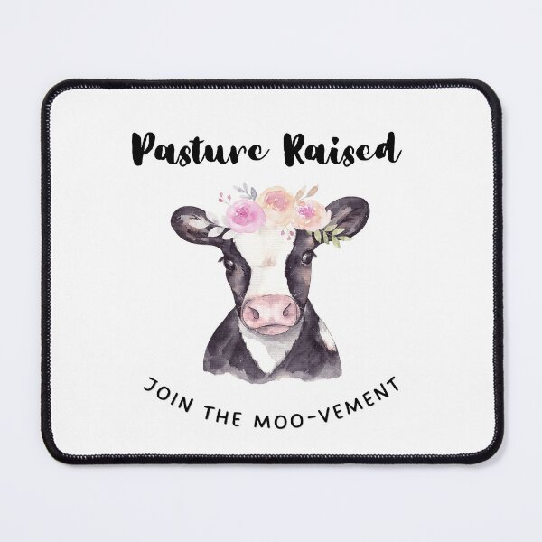 Item preview, "Pasture Raised - Join the Moo-vement" T-Shirt and Graphic designed and sold by DesignsbySimons.