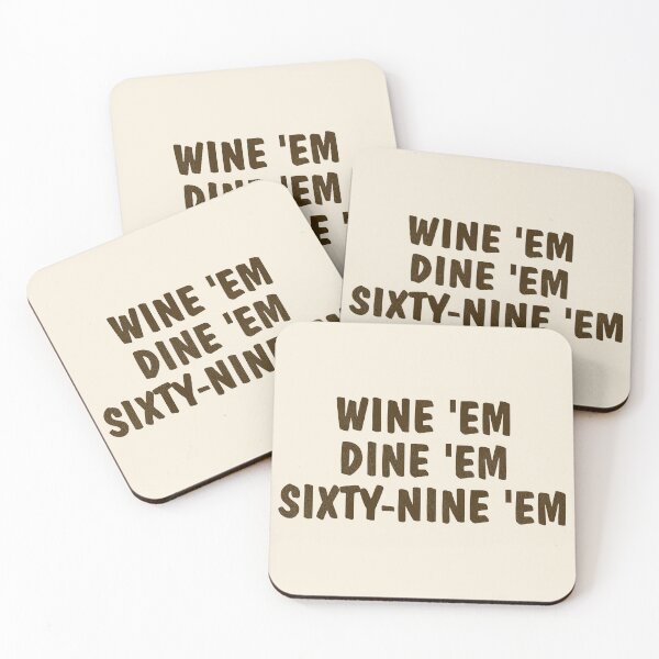 Item preview, SEA BASS - Wine 'Em Dine 'Em Sixty-Nine 'Em designed and sold by ourkid.