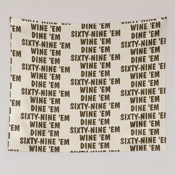 Item preview, SEA BASS - Wine 'Em Dine 'Em Sixty-Nine 'Em designed and sold by ourkid.