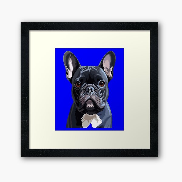 Item preview, French Bulldog Pet Dog Owner Watercolor Full Face Art Design. designed and sold by fantasticdesign.
